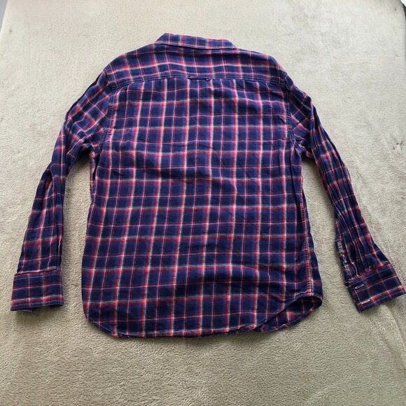 Super Dry Mens The Paperweight Shirt Size XXL Plaid Long Sleeve Button Up Casual - Picture 14 of 14